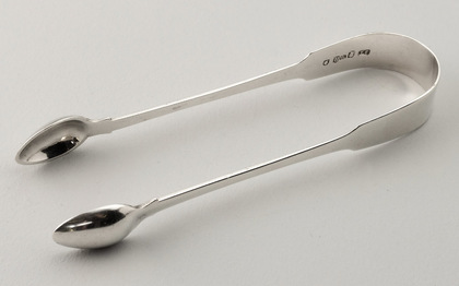 Cape Silver Sugar Tongs - John Townsend, Pseudo Hallmarks